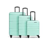 Franky Munich 4.0 Koffer Set | Trolley Hartgepäck - Handgepäck Koffer mit 4 Rollen Einer Dehnfalte, Kreuzpackgurt, arretierbarer Griff und TSA-Zahlenschloss | 34 L / 60 L / 105 L