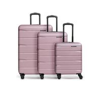 Franky Munich 4.0 4 Rollen Kofferset 3-teilig mit Dehnfalte shiny rose shiny (TAS014337) lila
