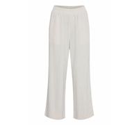 fransa FRATEL Damen Stoffhose aus Leinenmix Hose mit Taschen Loose fit, Größe:M, Farbe:Birch Melange (1309051)