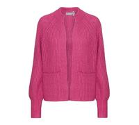 fransa FRBEVERLY CAR - 20611121 Damen Strickjacke Cardigan Fein-Strick, Größe:L, Farbe:Very Berry Melange (1823361)