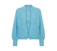 fransa FRBEVERLY CAR - 20611121 Damen Strickjacke Cardigan Fein-Strick, Größe:XL, Farbe:Ethereal Blue Melange (1543231)