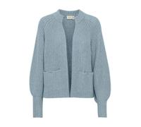 fransa FRBeverly Damen Strickjacke Cardigan Fein-Strick mit Eingrifftaschen Regular fit, Größe:XL, Farbe:Citadel Melange (1741111)
