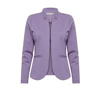 fransa FRCEDILAN Damen BlazerKurzblazer Jacke Stehkragen ohne Knopfleiste Taschen mit Druckknopf, Größe:M, Farbe:Purple Haze (183718)