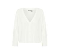 fransa FRCLIA CAR 2 Damen Strickjacke Cardigan mit V-Ausschnitt Knöpfen Regular fit, Größe:XL, Farbe:Antique (110602)