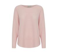fransa FRERETTA Damen Strickpullover Pullover Pulli mit Rundhals abgerundetem Saum Loose fit, Größe:XXL, Farbe:Peachskin Melange (1419071)
