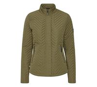 fransa FRESFIT Damen Steppjacke Übergangsjacke Jacke Stehkragen Slim Fit Tailliert mit sportlichen Stretcheinsatz an der Seite, Größe:M, Farbe:Olive tree (201141)