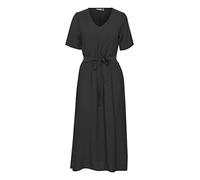 fransa FRHOT DR 2 Damen Freizeitkleid Kleid mit V-Ausschnitt und Gürtelschlaufe an der Taille, Größe:M, Farbe:Black (200113)