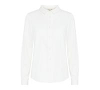 fransa FRJUSTINA Damen Bluse Hemd Langarmbluse Kragen Knopfleiste Regular fit, Größe:XXL, Farbe:Blanc de Blanc (114800)