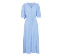 fransa FRKAMMA DR 1 Damen Maxikleid Kleid ungefüttert mit V-Ausschnitt 3/4-Ärmel Bindeband Regular fit, Größe:M, Farbe:Hydrangea AOP MS24 01E (203534)