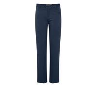 fransa FRLANO Damen Hose Stoffhose Eingrifftaschen verdeckter Reißverschluss Casual, Größe:44, Farbe:Dark Peacoat (194010)