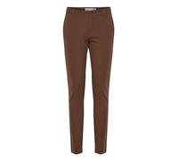 Stoffhose FRANSA "Hose FRLANO", Damen, Gr. 38, N-Gr, braun (carafe), Obermaterial: 66% Viskose CV. 30% Polyamid PA. 4% Elasthan EL., Hosen Stoffhose (62729228-38) carafe