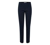 fransa FRLano Damen Hose Stoffhose Pant mit Stretch Slim Fit Mid Waist, Größe:34, Farbe:Dark Peacoat (194010)