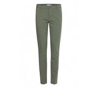 fransa FRLano Damen Hose Stoffhose Pant mit Stretch Slim Fit Mid Waist, Größe:42, Farbe:Dusty Olive (180515)