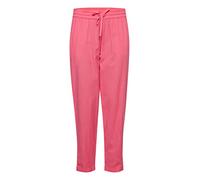 fransa FRMaddie Damen Leinenhose Hose Stoffhose Leinen Mix mit Kordeln Regular Fit Mid Waist, Größe:S, Farbe:Camellia Rose Melange (1719301)