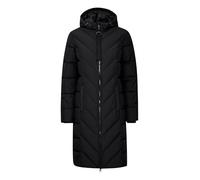 fransa FRMAISE Damen Winterjacke Steppmantel Damenjacke Mantel mit Kapuze Reißverschluss regular fit, Größe:S, Farbe:Black (200113)