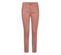 fransa FRMAX PA 1 Damen Hose Stoffhose mit Stretch-Anteil Tight-Fit, Größe:38, Farbe:Ash Rose (171514)