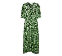 fransa FRNEMMA Damen Freizeitkleid Kleid mit Knopfverschluss und Schnürung an der Taille, Größe:M, Farbe:Forest Shade Mix AOP E (201926)