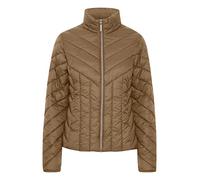 fransa FRPADMA Damen Steppjacke Übergangsjacke Jacke mit Stehkragen tailliert geschnitten mit Reißverschluss, Größe:M, Farbe:Malt Ball (181014)