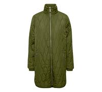 fransa FRQUILT Damen Steppjacke Übergangsjacke Jacke leicht gefüttert Reißverschluss an den Seiten elastische Bündchen Reißverschluss-Taschen, Größe:L, Farbe:Olive Night (190515)