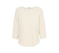 fransa FRSINJA Damen Strickpullover Feinstrick Pullover Baumwollmischung Loose fit, Größe:L, Farbe:Antique (110602)