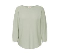 fransa FRSINJA Damen Strickpullover Feinstrick Pullover Baumwollmischung Loose fit, Größe:S, Farbe:Frosty Green (155706)