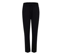 fransa FRZASTRETCH Damen Stoffhose Chinohose Sweatpants Relaxhose mit Stretch und Kordeln Eingrifftaschen Regular Fit, Größe:XL, Farbe:(NOOS) Black (60096)