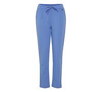 fransa FRZASTRETCH Damen Stoffhose Chinohose Sweatpants Relaxhose mit Stretch und Kordeln Eingrifftaschen Regular Fit, Größe:S, Farbe:Ultramarine (174037)