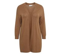 fransa Plus Size Selection - FPBLUME CAR 1 - Cardigan - 20611036, Größe:46/48, Farbe:Malt Ball (181014)