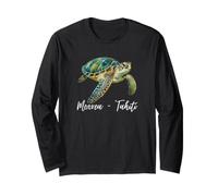 Französisch-Polynesien Moorea Tahiti Langarmshirt