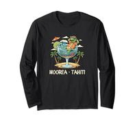 Französisch-Polynesien Moorea Tahiti Langarmshirt