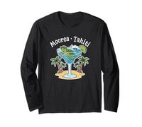 Französisch-Polynesien Moorea Tahiti Langarmshirt