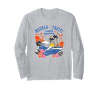 Französisch-Polynesien Moorea Tahiti Langarmshirt