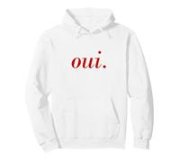 Französischer Spruch Oui Paris Urlaub Französisches Zitat Pullover Hoodie