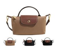 Frauen Colorblock Mini Crossbody Tasche, Solid Color Retro Square Geldbörse mit verstellbaren Riemen, Handtaschen Geldbörsen,Khaki