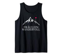 Frauen Damen Wander Woman Hobby Geschenk Berge Tank Top