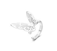 Frauen Echt 925 Sterling Silber Süße Schmetterling Ohr Manschette Clip Auf Ohrringe Für Frauen Tochter Party Schmuck