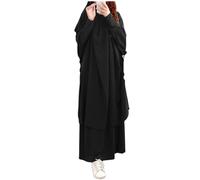 Frauen Hijab Kleid Muslimisch Gebetskleid Türkische Dubai Abaya Ramadan Kleidung Damen Prayer Dress Muslim