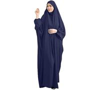 Frauen Kleid Muslim One Piece Gebet Kleid für Frauen Abaya Islamic Middle East Dubai Türkei Maxi Abaya Kaftan mit Hijab Kleid Full Cover Kleid