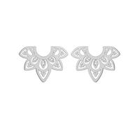 Frauen Lotus Blume Ohrstecker Edelstahl Gold Farbe ästhetische Ohrstecker böhmische Hochzeit Brautschmuck Geschenk
