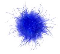 Frauen Mädchen Feder Brosche,Asudaro Vintage Natürliche Flauschige Straußenfeder Brosche Schmuck Fascinators Braut Dekor Damen Blumen Broschen Pin Brosche Anstecknadel für Festival Hochzeit