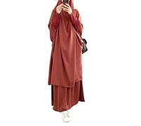 Frauen muslimisches Kleid mit Kapuze Hijab Gebetskleidung Abaya islamische Robe Maxi afrikanischer Kaftan Islam Dubai Türkei Kleidung