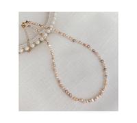 Frauen Schmuck Natürliche Süßwasser Pearlmall Unregelmäßige Barock Perle Choker Hochzeit Collier