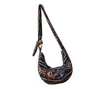 Frauen Tasche Canvas Crossbody Bag Ethnic Styles Umhängetasche Einkaufstasche Pendeltasche Trendy Messengers Tasche Für Jeden
