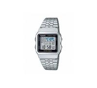 Frauen Uhr - Casio - A-500WA-1 - Edelstahl - Digital - Wasserdicht