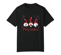 Frauen, Weihnachtsshirt Damen Lustig Weihnachtsoutfit Familie Cartoon Weihnachts Tshirt Christmas Baumwolle Shirt Weihnachtspullover