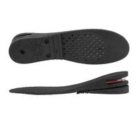 FRCOLOR 1 Paar Unisex Schuheinlegesohlen mit Herausnehmbarer Fersenerhöhung Mehrlagig Stoßdämpfend Atmungsaktiv Passgenau Zuschneidbar (größe 35 44)