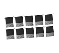 FRCOLOR 10stücke Aufbewahrungstasche Für Schuhe Reiseschuhbeutel Große Schuhbeutel-Organizer Aus Vliesstoff Mit Kordelzug Und Transparentem Fenster Zum Packen Für Reisen Und Zuhause