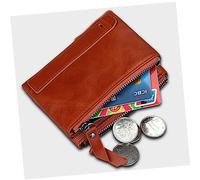 FRCOLOR 1Pc Anti Theft Brushing Clip Purses Kreditkartenetui Herren Karten Portemonnaie Orange