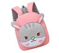 FRCOLOR 1stück Mädchen Rucksack Cartoon Tierdesign Kleiner Schulranzen Für Jungen Und Mädchen Praktische Umhängetasche Für Kindergarten Adorable Buch Tasche Hase