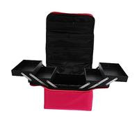 FRCOLOR 1stück wasserdichte Kosmetiktasche Für Makeup Und Toilettenartikel Tragbare Aufbewahrung Mehrschichtiger Organizer Oxford Und Alltag Schwarz